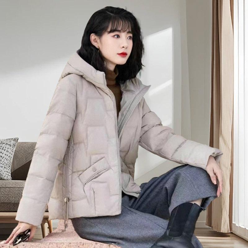 Down jacket women's 2024 new winter women's clothing Japanese and Korean style loose large size duck down women's down jacket