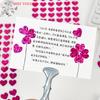 (YOUU06)10Sheet Laser Small Heart Sticker Glitter Shiny Red Gold Silver Valentine Sticker DIY Journal Diary Decoration