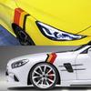 2pcs Car 3 Color Stickers For Opel Astra Corsa ignia Opc Vectra Zafira Grandland Meriva Mokka Crossland X Auto Accessories