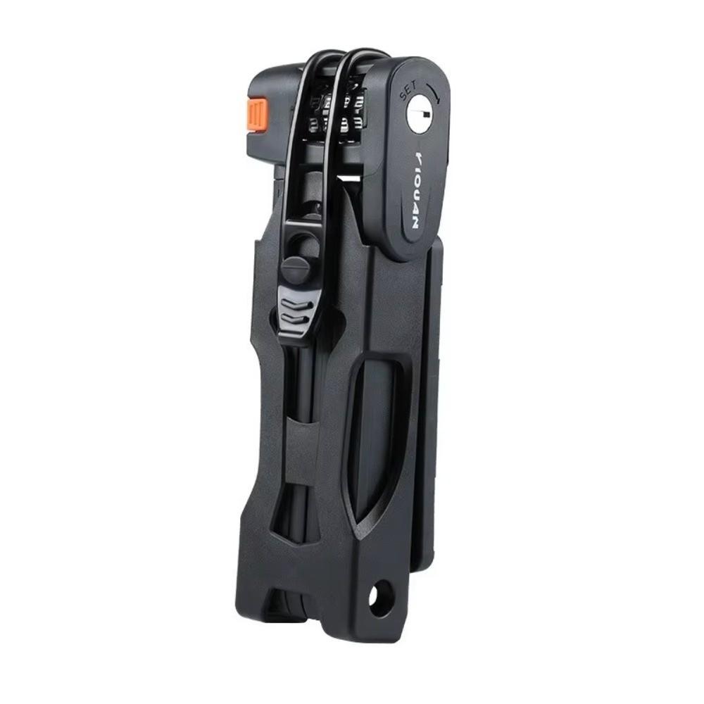 Portable Cycling Folding Lock Alloy Steel Bike Combination Lock  Bicycle Accessories