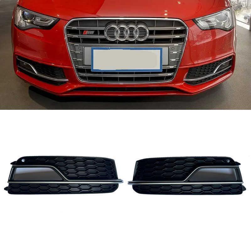Stainless Steel Sport Style Fog Light Frame Cover for 2012-2016 A5/S5 Front Bumper Air Vent
