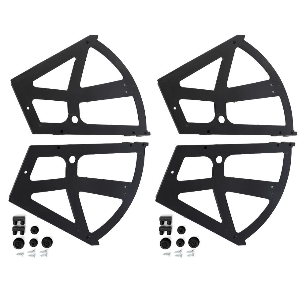 

4Pcs Turing Rack Drawer Hinge ABS Flip Frames Accessories Shoe Rack Hinges Home Furniture
