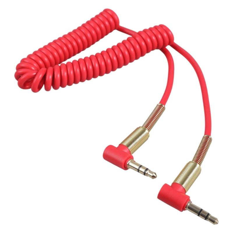 

Кабель стереозвуку 3,5 мм до 3,5 мм Звуковий AUX-кабель для автомобіля, навушників, динаміка, дротова лінія, 3,5 AUX-звуковий шнур червоний