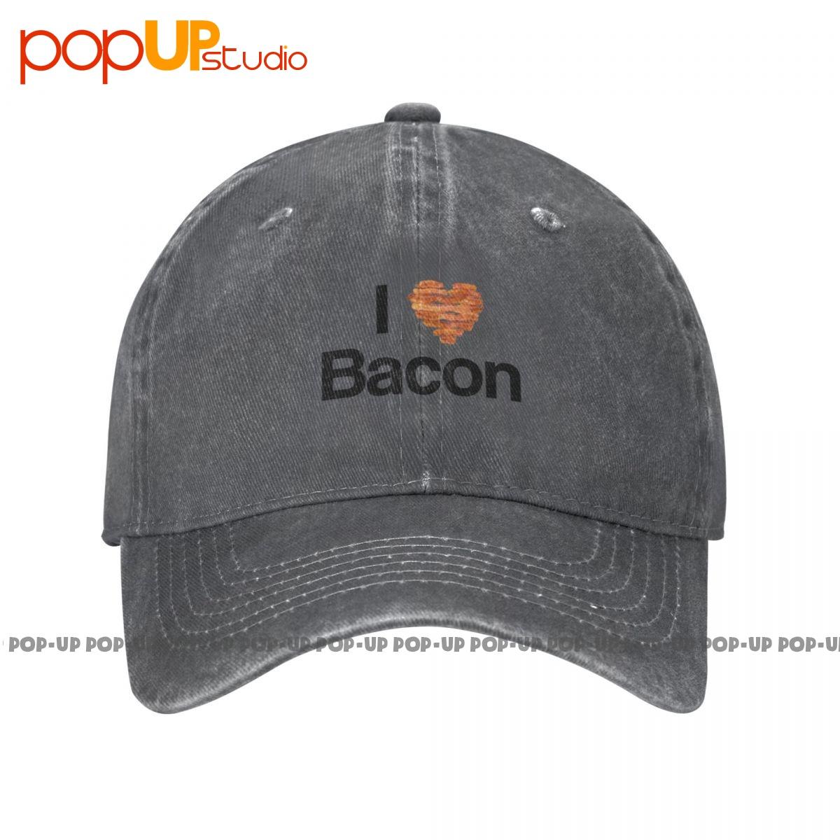 

Джинсовая бейсболка I Heart Bacon