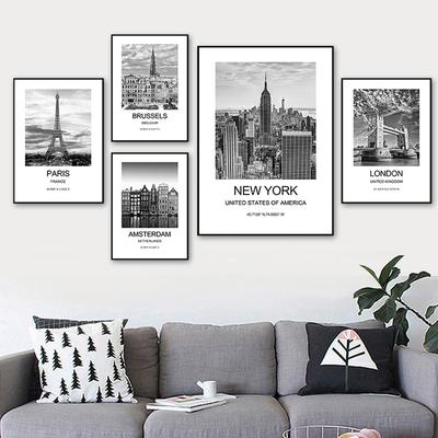 City Poster New York London Paris Wall Art for Livingroom Decoration Picture On The Wall Sheets for Paintings Canvas Home Decor
