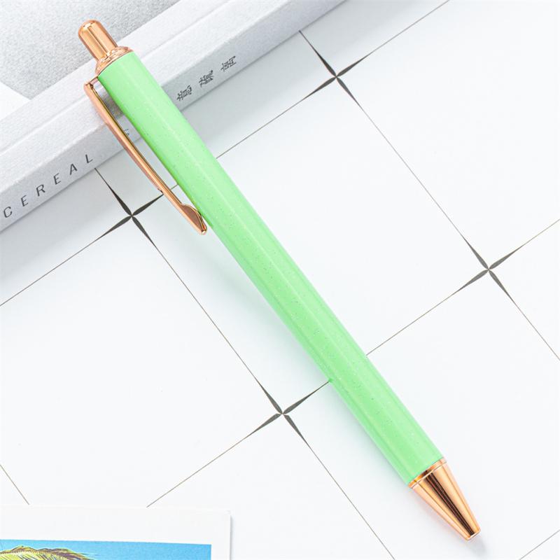 Glitter Ballpoint Pens Creative Metal Multi-color Ballpoint Pen For School Student Stationery Office
