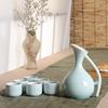Celadon Wine Set with Decanter and Cups