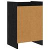 Nightstands 2 Pcs Black Oak 40 X 30 X 60 Cm Engineered Wood