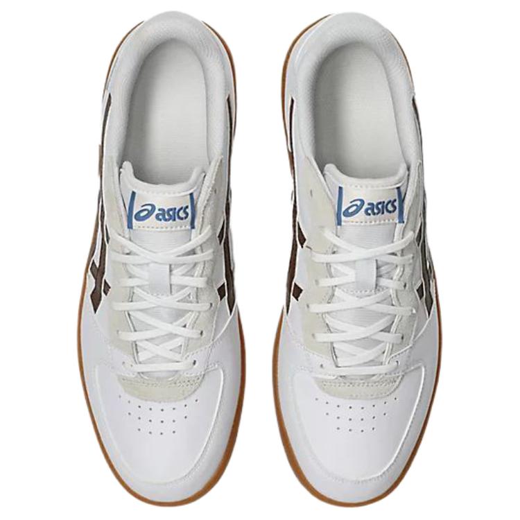 Asics Skyhand Og Syntetiskt Läder Rund Tå Snörning Platt Stöd Dämpning Låg Topp Träningsskor Herr sneaker 1203A451-108
