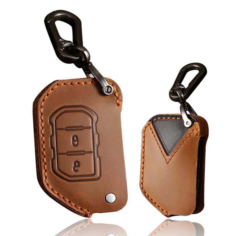ontto Jeep Smart Key Case, Keychain, Stylish, Good to Touch, Luxury, Scratch-Resistant, Suitable for