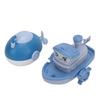 2PCS Kids Bath Toys Interactive Educational Rotating Swinging Spraying Bathing Toy Set for Infants