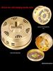 Portable Pure Copper Moxibustion Box with Cloth Cover and Mugwort Pad