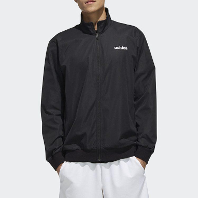 adidas Jackets Men's Black Stand Collar Moderate Other FL0313
