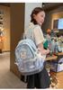 Japanese Cute Cartoon Rabbit Backpack for Girls with Large Capacity - Girly Commuting School Bag