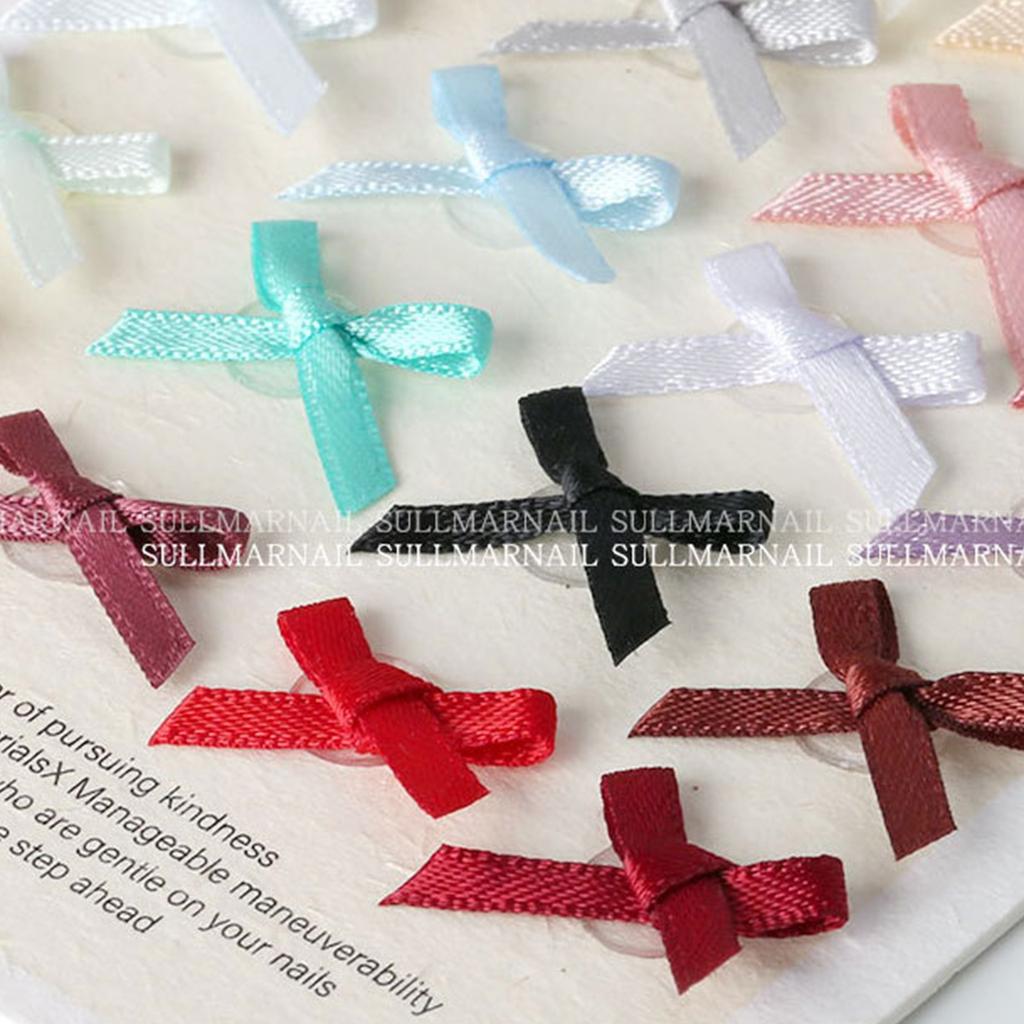 Quality Silk Ribbon Nail Adornments Beautiful Bows for Girls Elevate Your Style