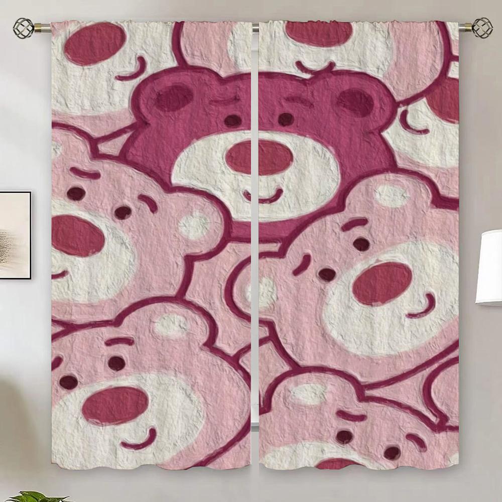 

Современные шторы для гостиной 2024 L-Lotso, противомоскитные шторы для дверей, жалюзи, затемняющие шторы 100% перегородка, рождественские шторы W50xH70cmx2pcs-CL