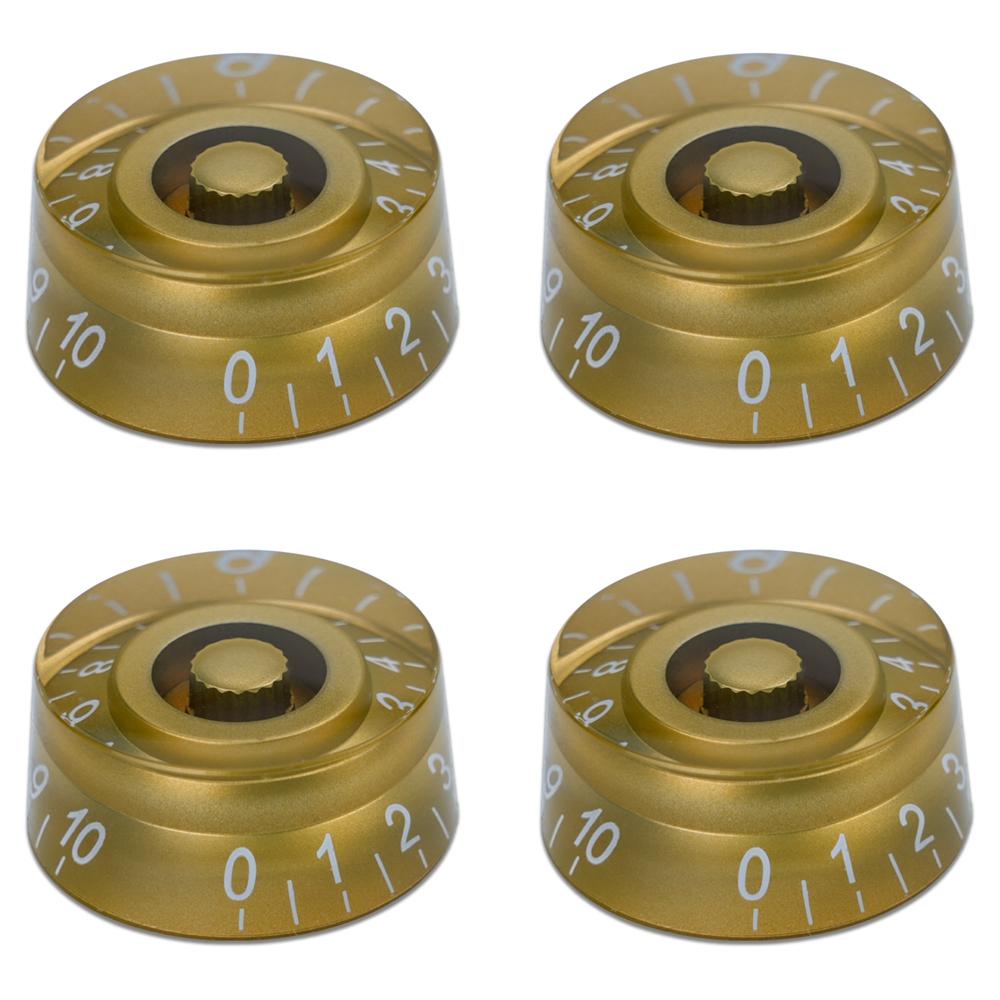 4pcs Guitar Volume Knobs Top Hat Knobs Speed Volume Tone Pedal Control Knobs for Electric Guitar Bass 29 Colors