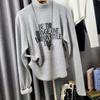 C S In The Room Women S Change fleeCe leTTerIng Ribbed Polo Long Sleeve T ShirT 