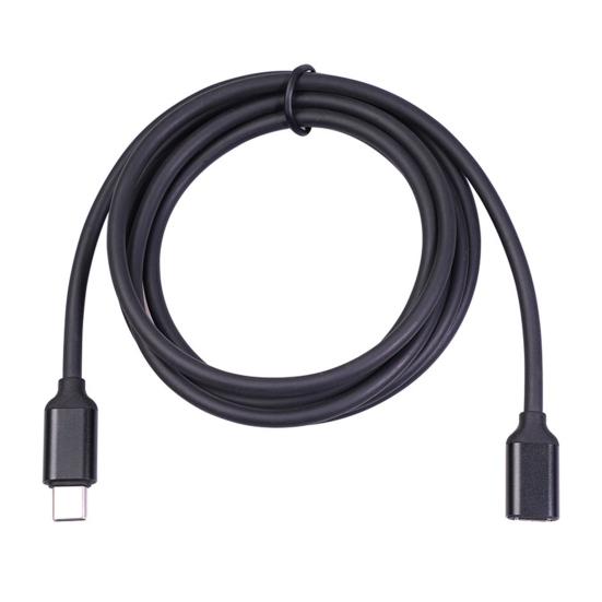

Extension Cable USB 2.0 High Speed 3A Type-C Male to Female Data Charging Extender Cord for Laptop 1.5M чорний