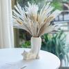 White Ceramic Vase Cute Cat Flower Vase, Modern Vase for Minimalist Decor for Table Decor, Shelf Vases for Decoration, Entryway Decor Vase