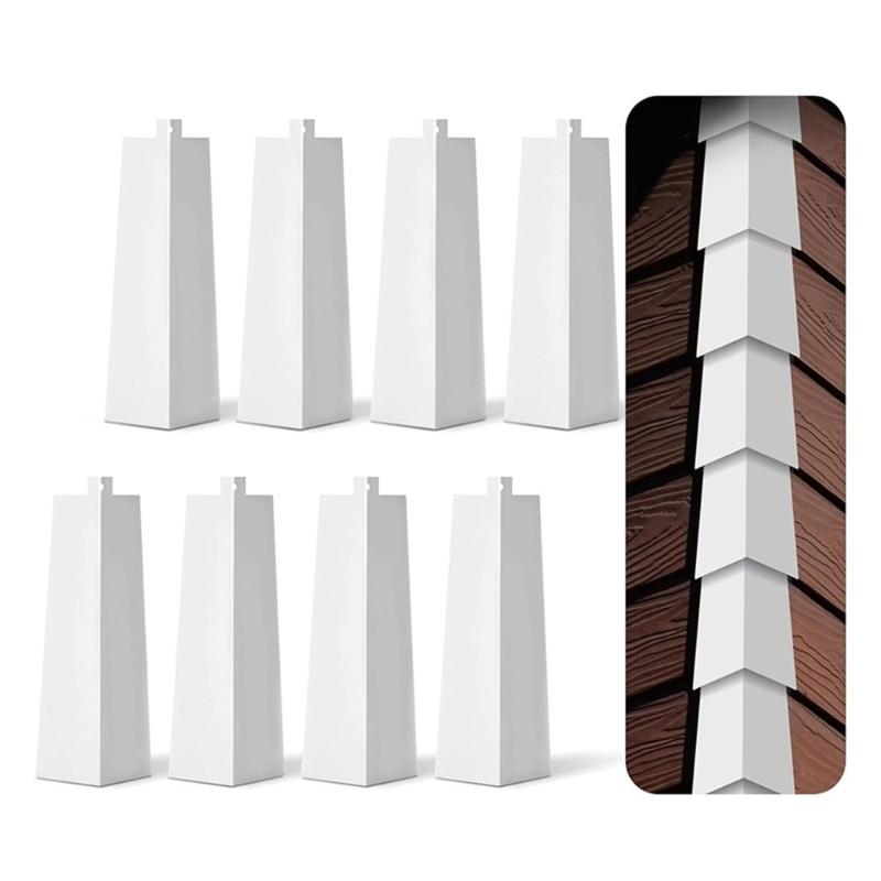 Aluminum Corner Trim Aluminum Corner Caps set Wall Corner Shields set Strong & Weather resistant for Wall Protections