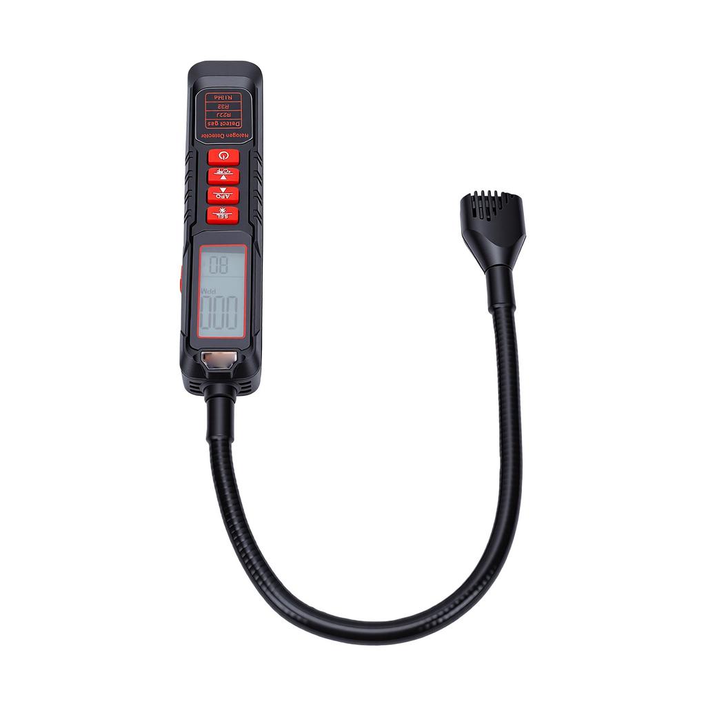 HVAC Refrigerant Leak Detector Battery Powered Ultra Sensitive Halogen Refrigerant Leak Detector with 180 degrees
