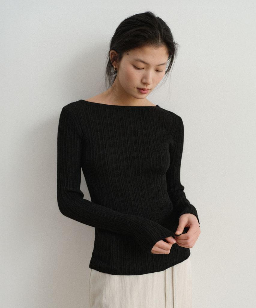 TOWAV Esen Slim Knit_Black