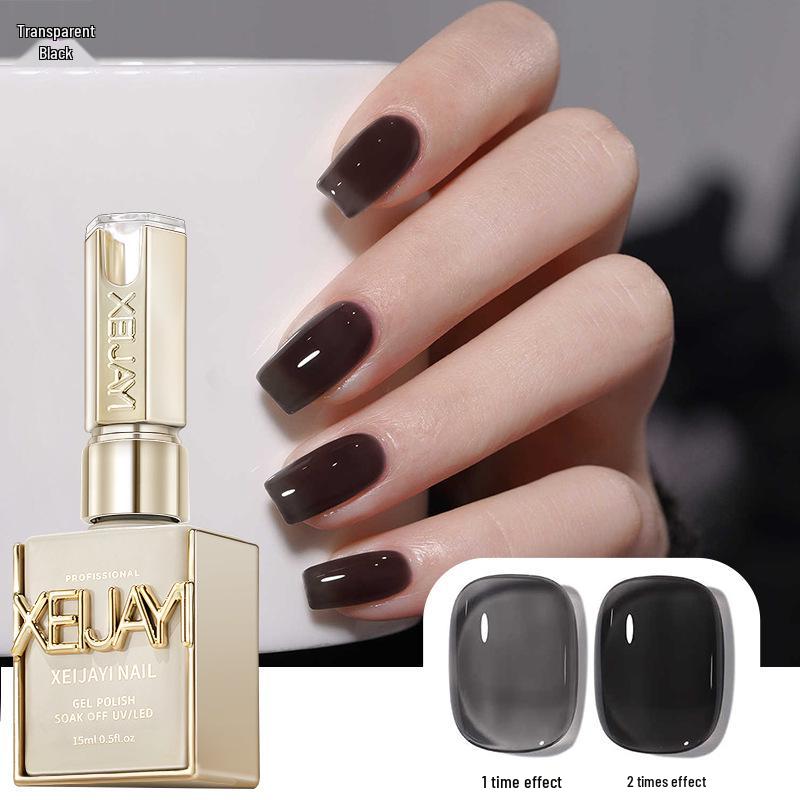 Nail Salon Exclusive: 2025 Classic Gel Polish Set in Popular Black & White Variations