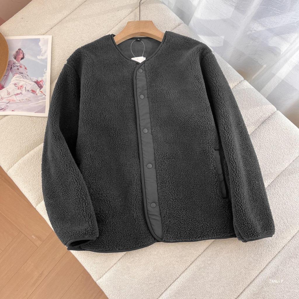 Men's Windproof Fleece Cardigan/Jacket - Autumn/Winter Imitation Lambswool, Style E481183