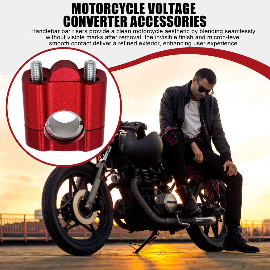 Handlebar Riser Aluminum Alloy Clamp Handlebar Clamp Risers For ATV Dirt Bike Modification Riding