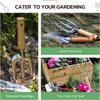 Stainless steel wooden handle nine piece garden set, garden tools