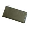 STATUSY Il Modo ZIP Long Wallet with Made In Genuine for Men and Women L-Zip, Japan, Leather, (Khaki, Right-Handed)