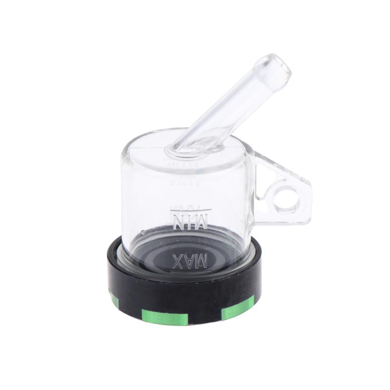Motorrad Bremsflüssigkeitsbehälter Bremsflüssigkeitsbehälter Transparent Motorrad Bremsölbehälter Oberer Pumpenölbecher Mit CNC-Deckel