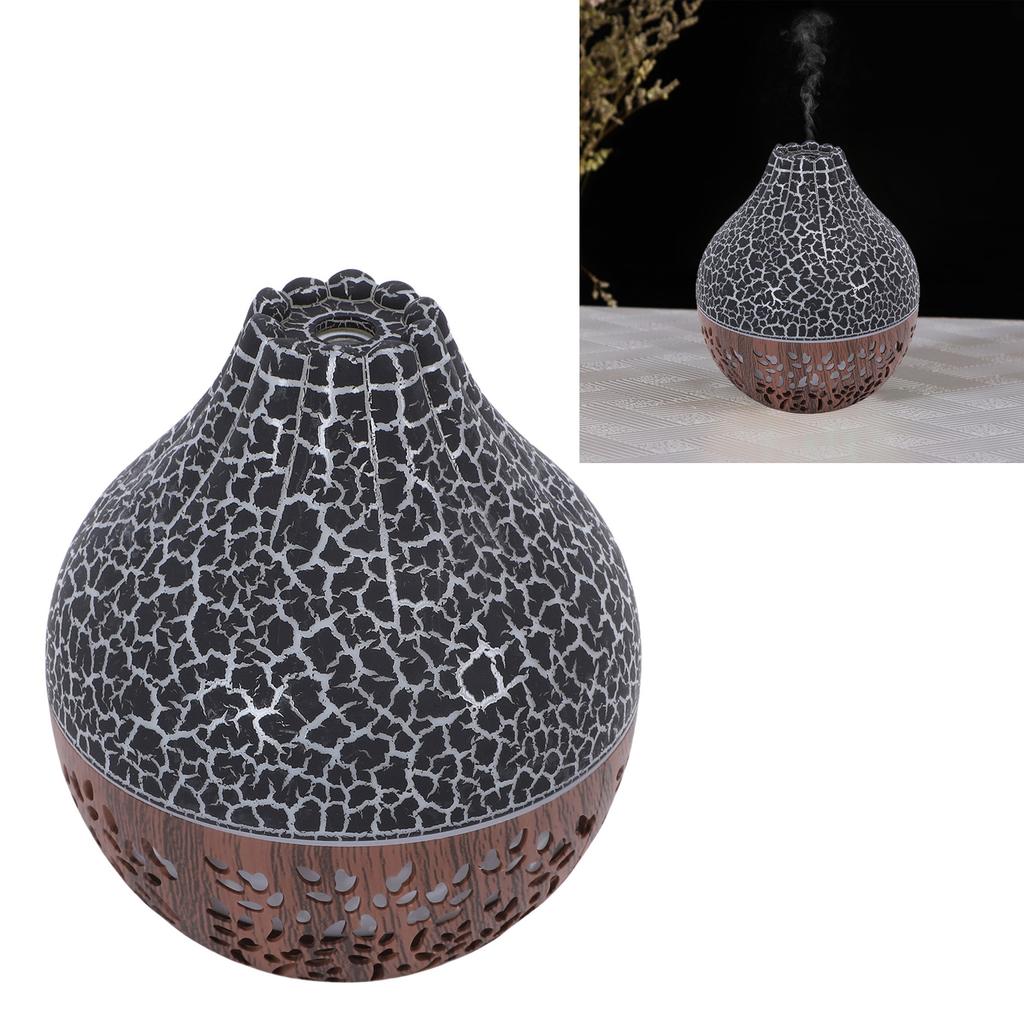 Diffuser Humidifier Luminous Hallow USB Aromatherapy Diffuser Silent Auto Shut Off for Home Spa
