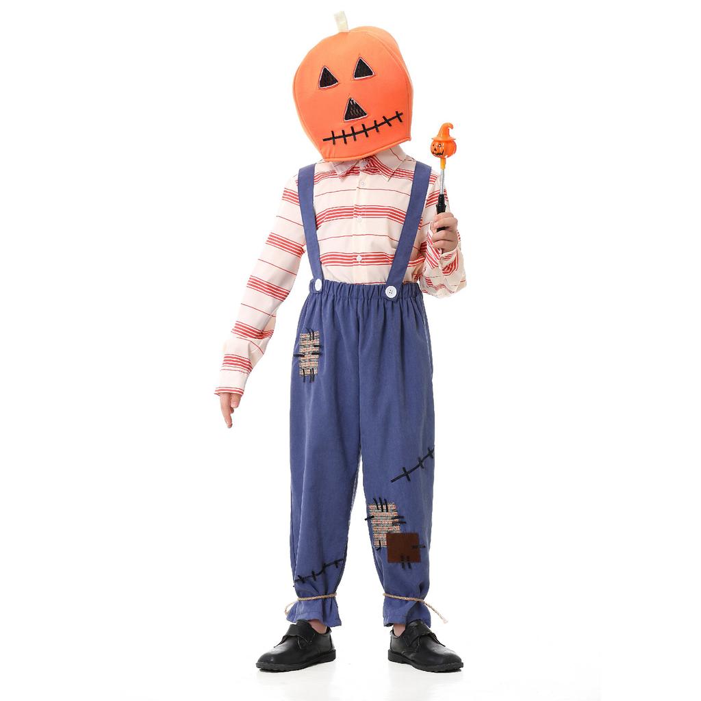 Family Halloween Pumpkin Costume Matching Set for Parent-Child Party