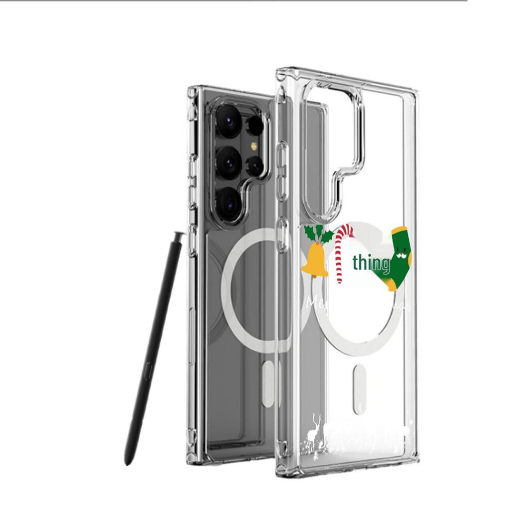 Transparent Magnetic Case for iPhone 15/16/17 Pro Max - Full Coverage Christmas Gift