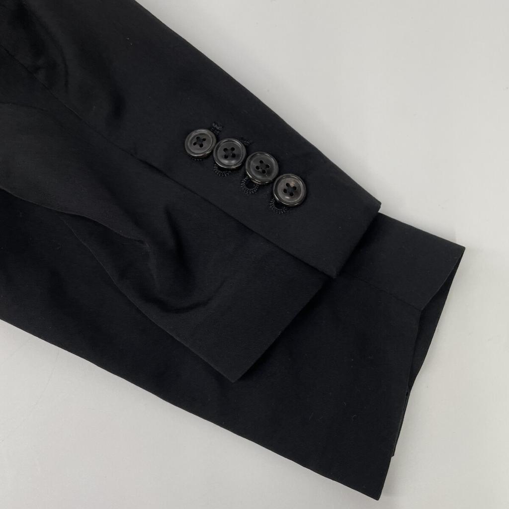 jun hashimoto 1032010007 Black Tencel Twill Stretch Jacket Jacket 2 NavyUsed