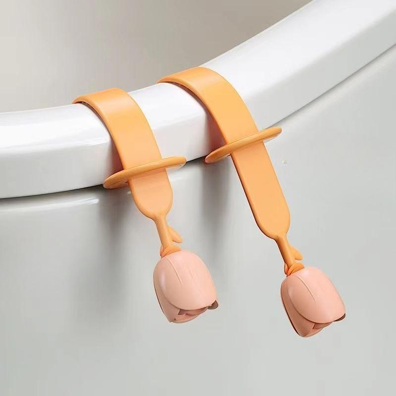 Toilettendeckelheber, Keine schmutzigen Hände, Toilette Handliches magisches Werkzeug, Zuhause Intelligenter Toilettensitz, Silikon Toilettendeckelöffner
