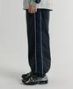 PHYSICAL DEPARTMENT Piping Tail Track Pants_Charcoal