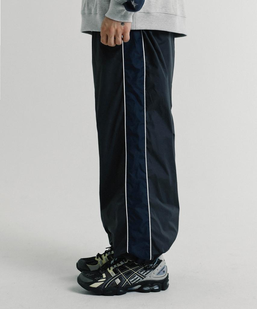 PHYSICAL DEPARTMENT Piping Tail Track Pants_Charcoal