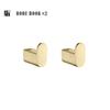 Gold Brushed Bathroom Accessories Hardware Set Toilet Brush Holder Paper Holder Towel Bar Rack Robe Hook Soap Dish Towel Ring