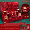 Complete Bride's Dowry Set: High-Grade Wedding Gift Basket & Decorations