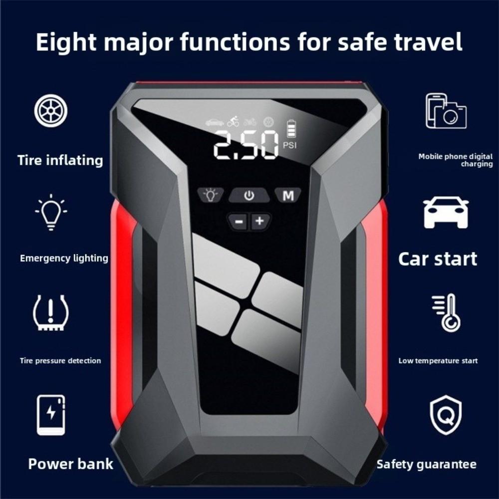 12V Auto Tire Inflator Auto Starting Device Air Compressor Professional Air Pump