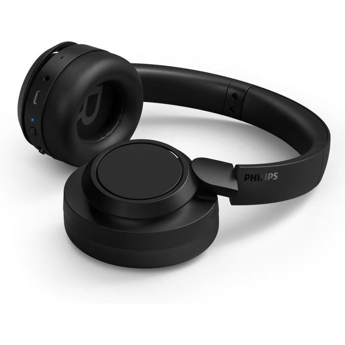 Casque Sans Fil - Philips - TAH6509BK00 - Réduction De Bruit - 75h Autonomie - Bluetooth 5.3