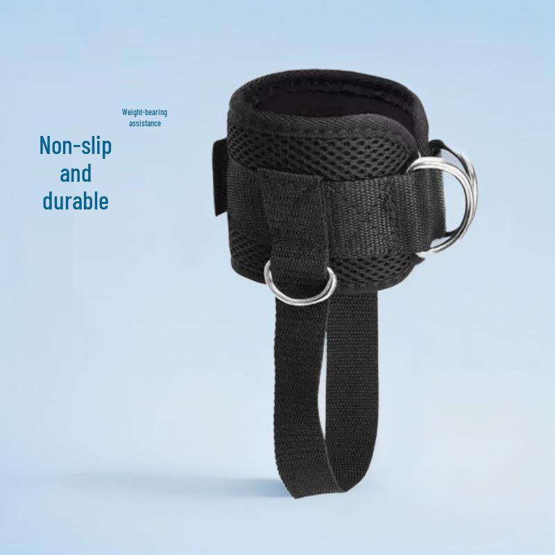 Elastic Resistance Ankle Straps - Leg Strength Trainer Foot Cuffs & Pull Ropes