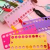 DIY Embroidery Supplies 10Pcs Plastic Thread Winding Board, 10 Colors Floss Organizer, Cross Beginners Accessories Stitch Holder Bobbin for