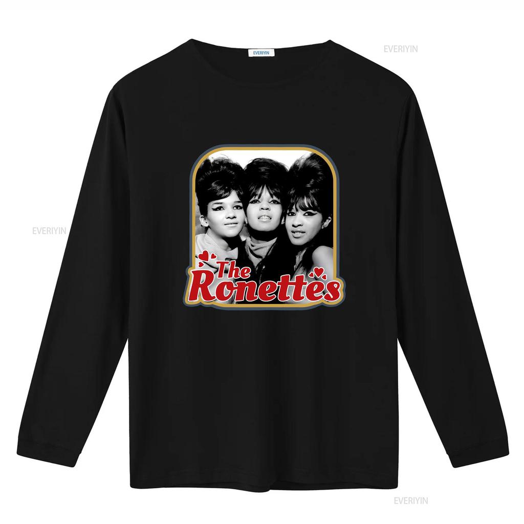 Ronnie Spector The Ronettes T Shirt Black S XL CC Vintage Washed Soft Versatile Stylish Homme Top For Everyday Wear