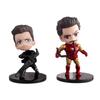 Q Version Of Avengers Captain America Iron Man Thanos Spider-man Miniature Model Decoration For Marvel Fans