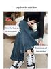 Spring 2025 High-Waisted Retro Micro-Flare Jeans for Women – Slimming, Body-Shaping, with Slits, Stylish Hot Girl Pants