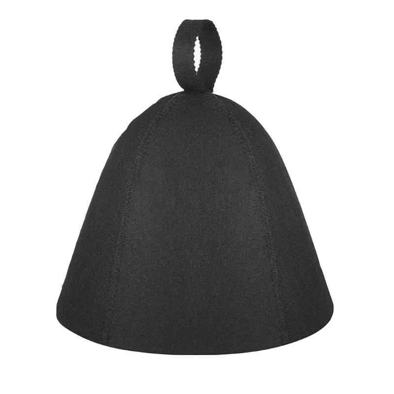Soft Felt Sauna Hat Heat Resistant Shower Cap Home Sauna Steam Cap Sauna Accessories For Spa Banya Steam Room Bath Use